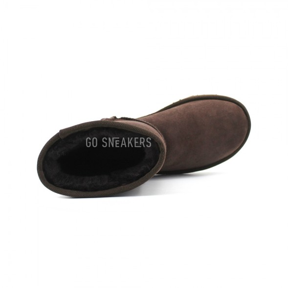 Женские непромокаемые короткие угги Classic Short Chocolate II