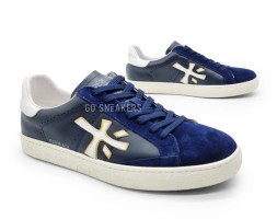 Premiata Sneakers Leather/Suede Navy/Grey