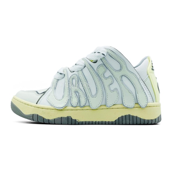 Унисекс кроссовки Kuromi x Old Order White/Yellow