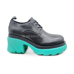 Bottega Veneta Loafers Black/Turquose