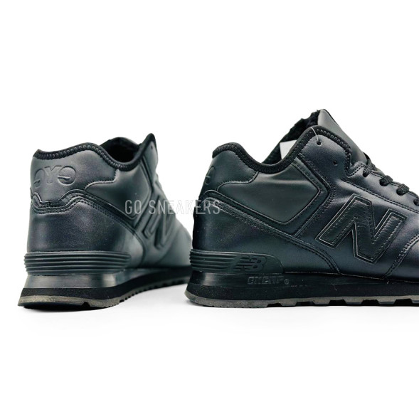 Унисекс зимние кроссовки New Balance Man Winter Leather Black