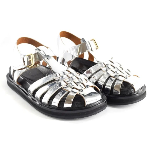 Женские босоножки Marni Sandals Silver