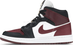 Женские кроссовки Nike Wmns Air Jordan 1 Mid SE 'Gold Pendants'