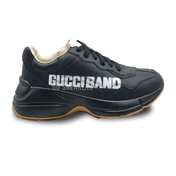 Женские кроссовки Gucci Rhyton GucciBand Black