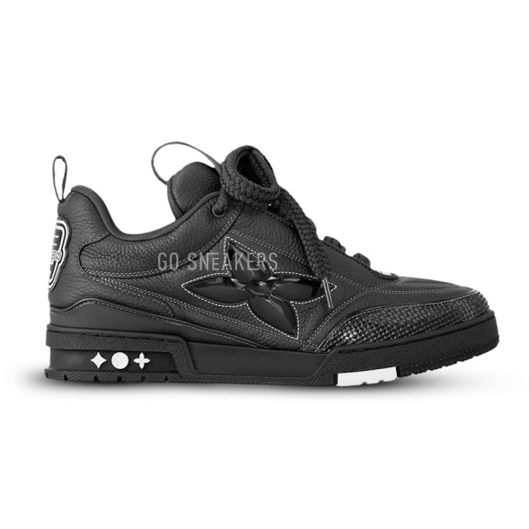 Унисекс кроссовки Louis Vuitton Skate Sneaker Leather Black