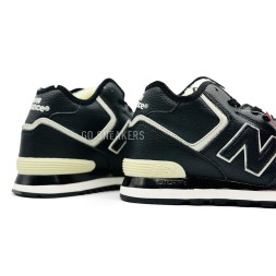 New Balance 574 High Leather Winter Black Unisex