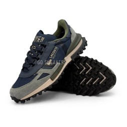 Lacoste Anti Slip Wear Resistant Low Top Casual Shoes Men's Blue