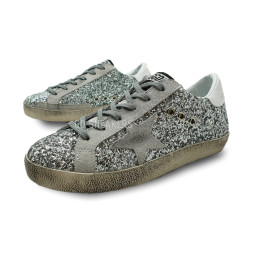 Golden Goose Superstar Glitter Grey