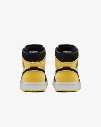 Air Jordan 1 Mid Yellow Toe Black